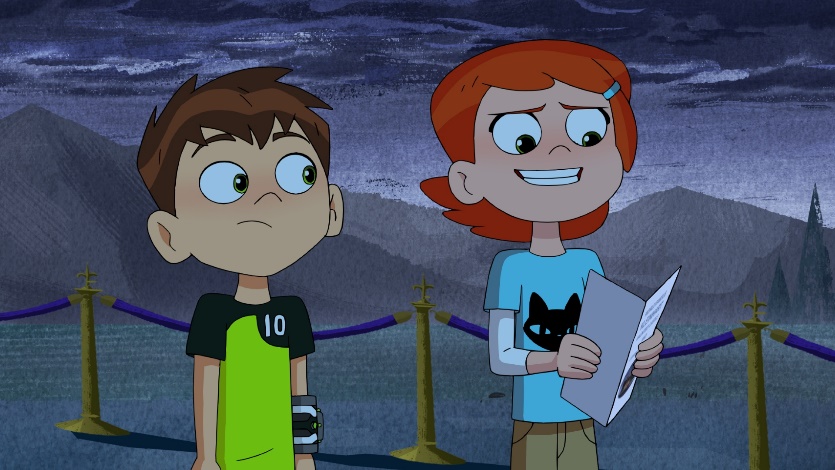 Cena da animação Ben 10