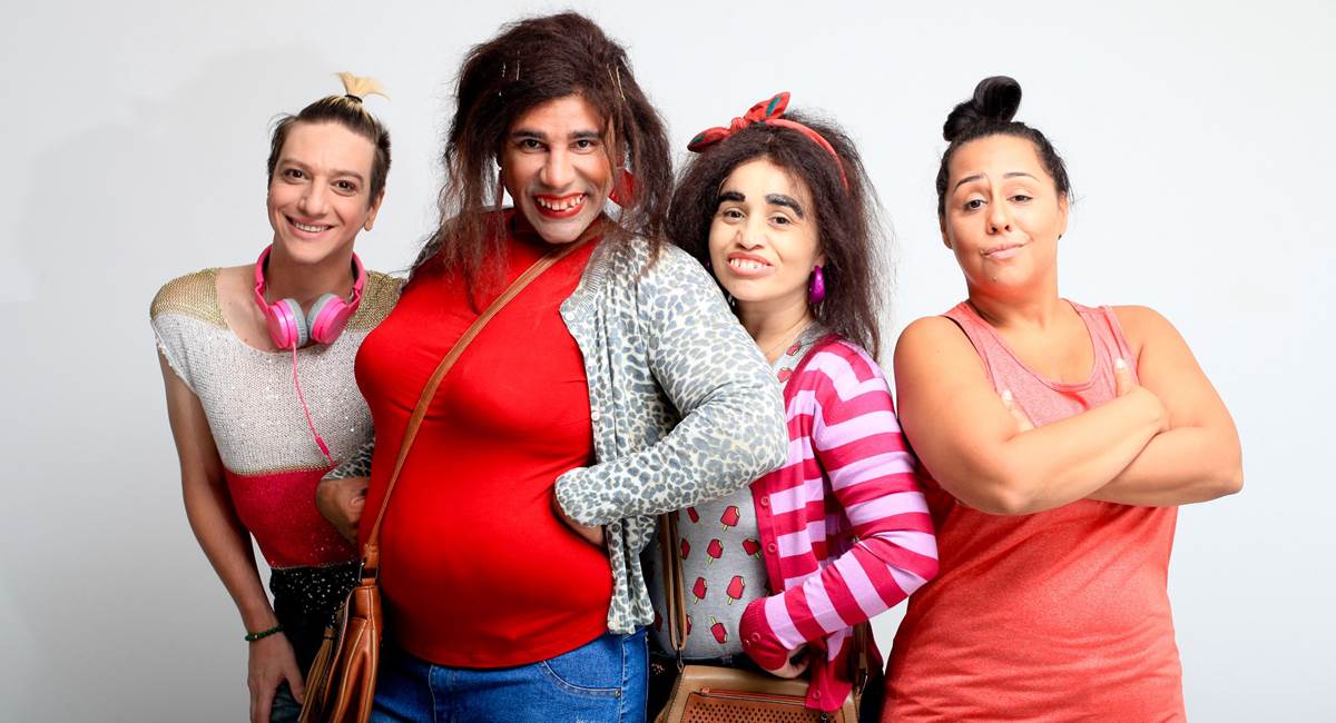 Crédito: Multishow/Divulgação. Elenco da série Tô de graça