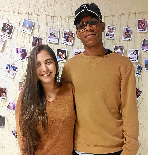 Crédito: Arquivo pessoal/Divulgação. Calebe e Luiza