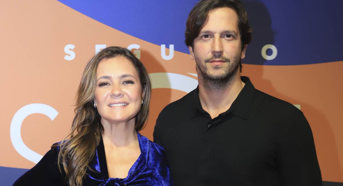 Casal Adriana Esteves e Vladimir Brichta