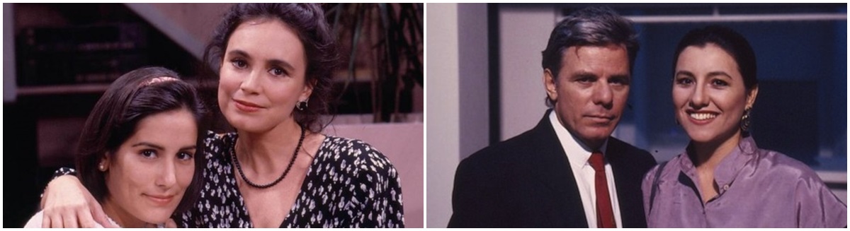 Regina Duarte, Glória Pires, Reginaldo Farias e Cássia Kiss em Vale Tudo