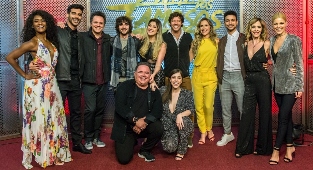 O time de famosos do quadro do Faustão é bem eclético