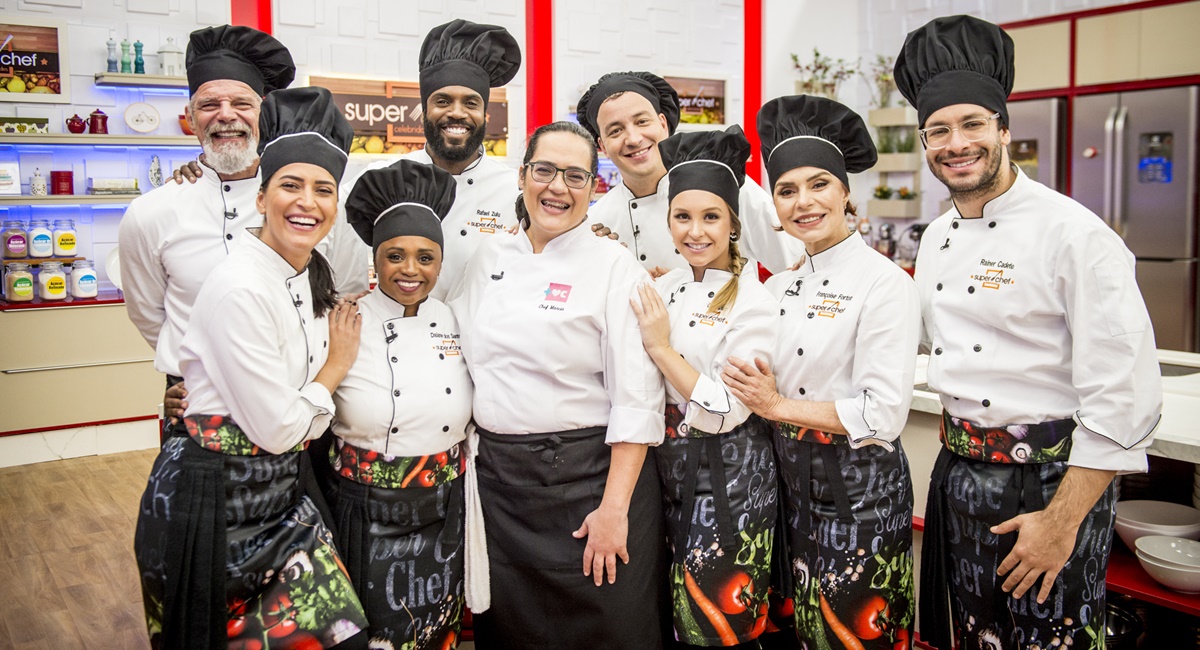 Elenco de Superchef celebridades. Crédito: João Cotta/Divulgação