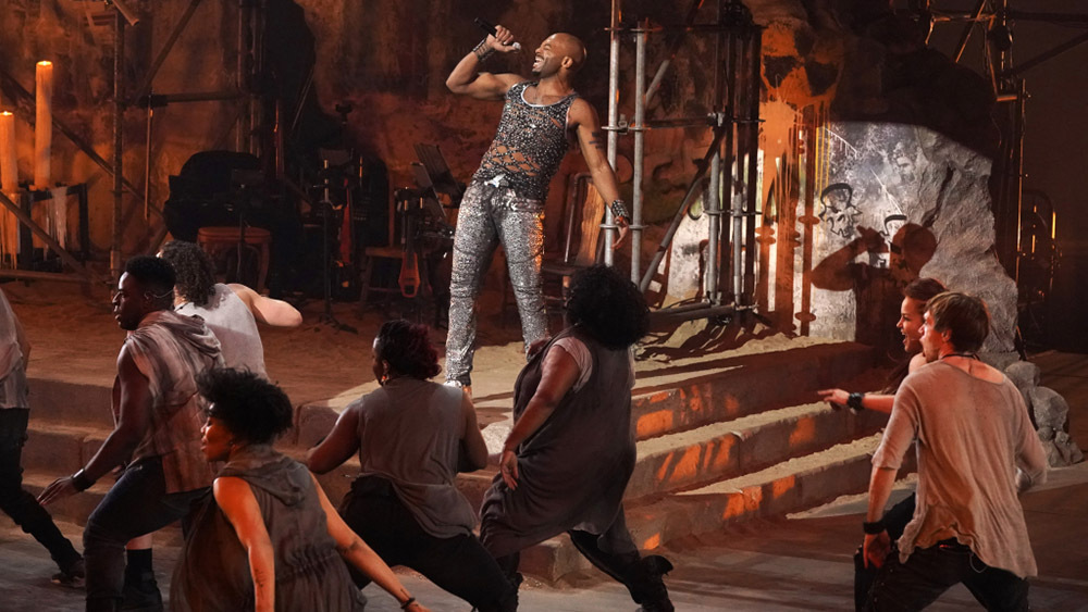 JESUS CHRIST SUPERSTAR LIVE IN CONCERT -- Pictured: Brandon Victor Dixon as Judas -- (Photo by: Virginia Sherwood/NBC)