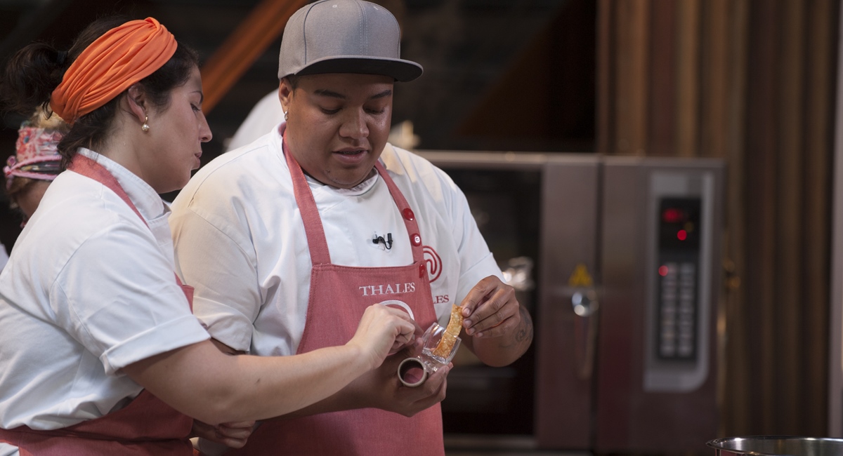 Thales e Adriana trabalharam bem juntos: melhor finger food da noite