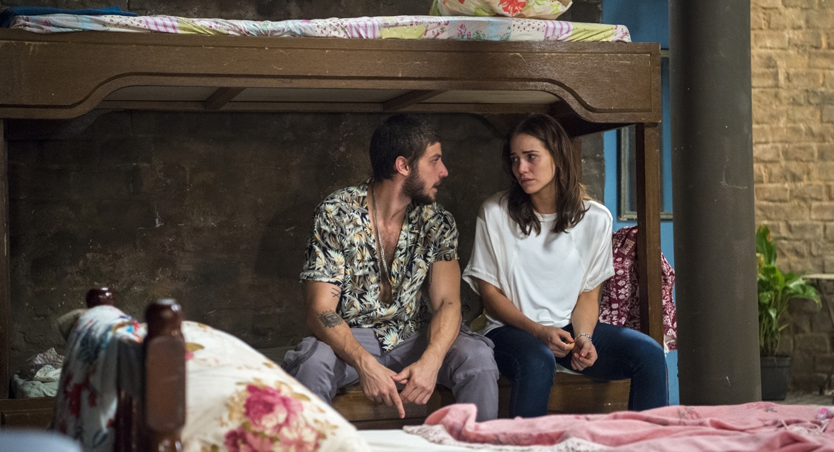 Ícaro e Rosa em cena de Segundo sol