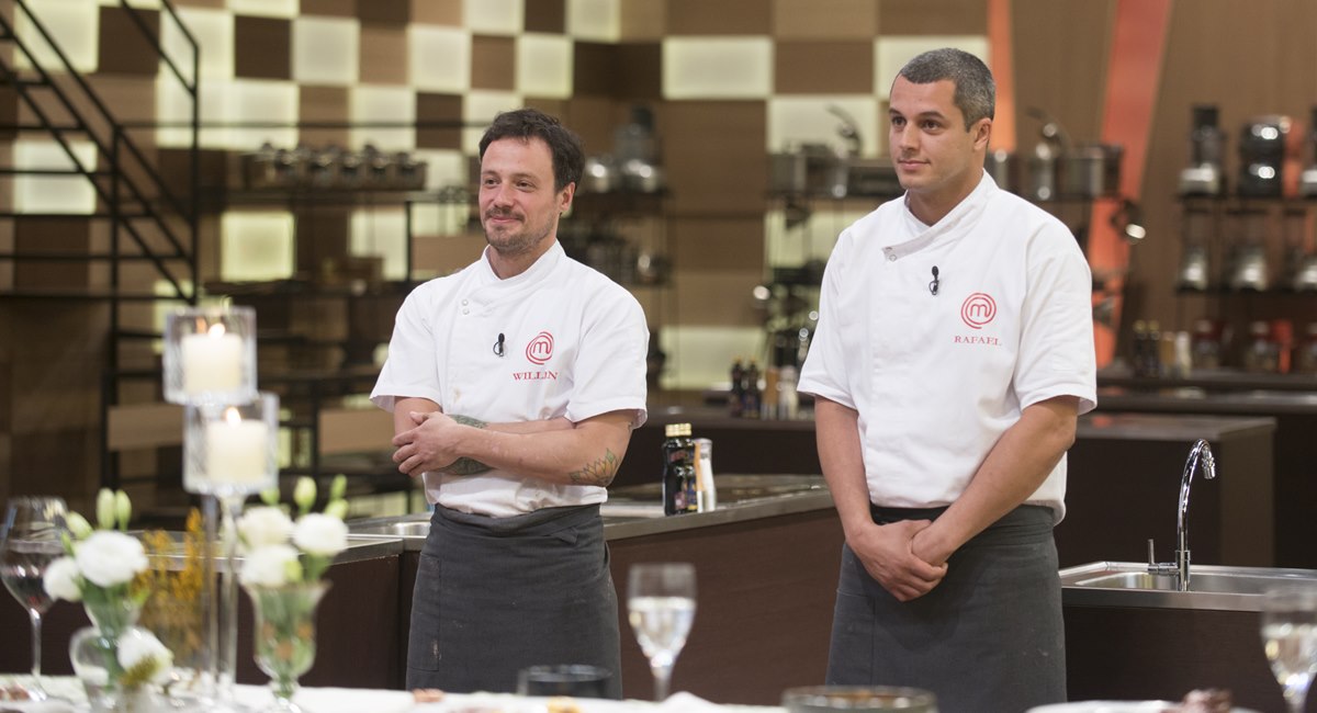 Willian e Rafael são os finalistas do MasterChef Profissionais