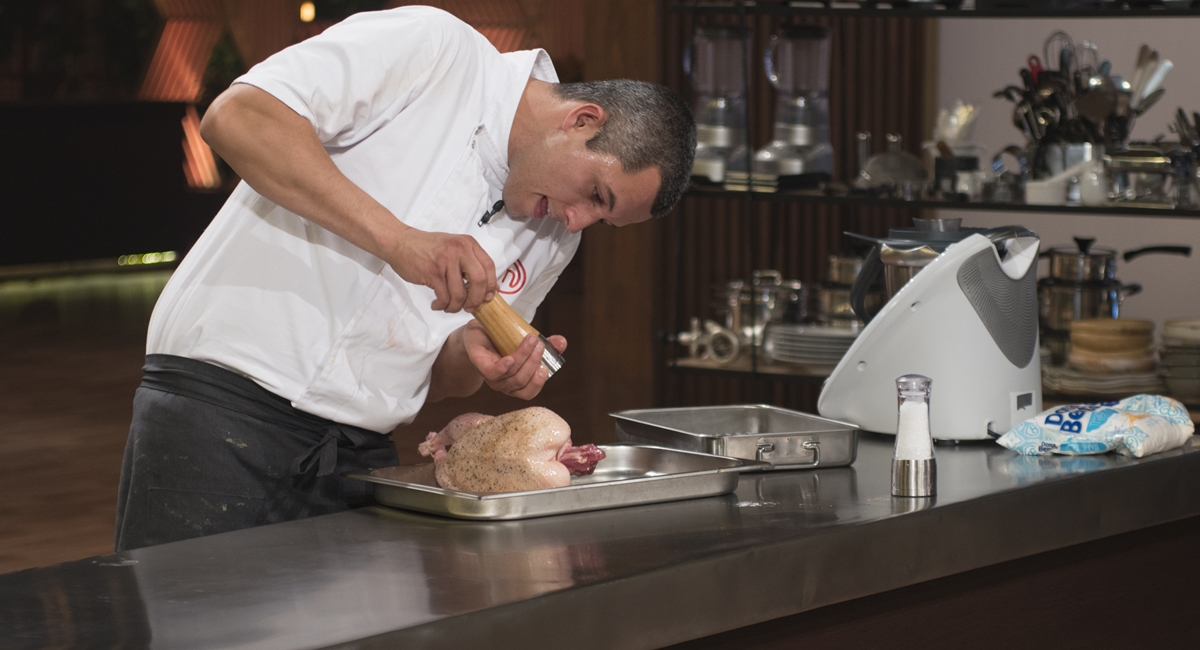 Rafael na final do MasterChef Brasil