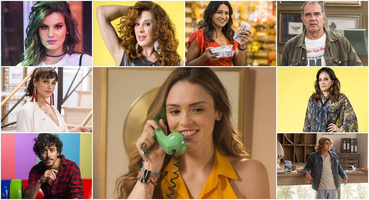 Principais personagens da novela Verão 90
