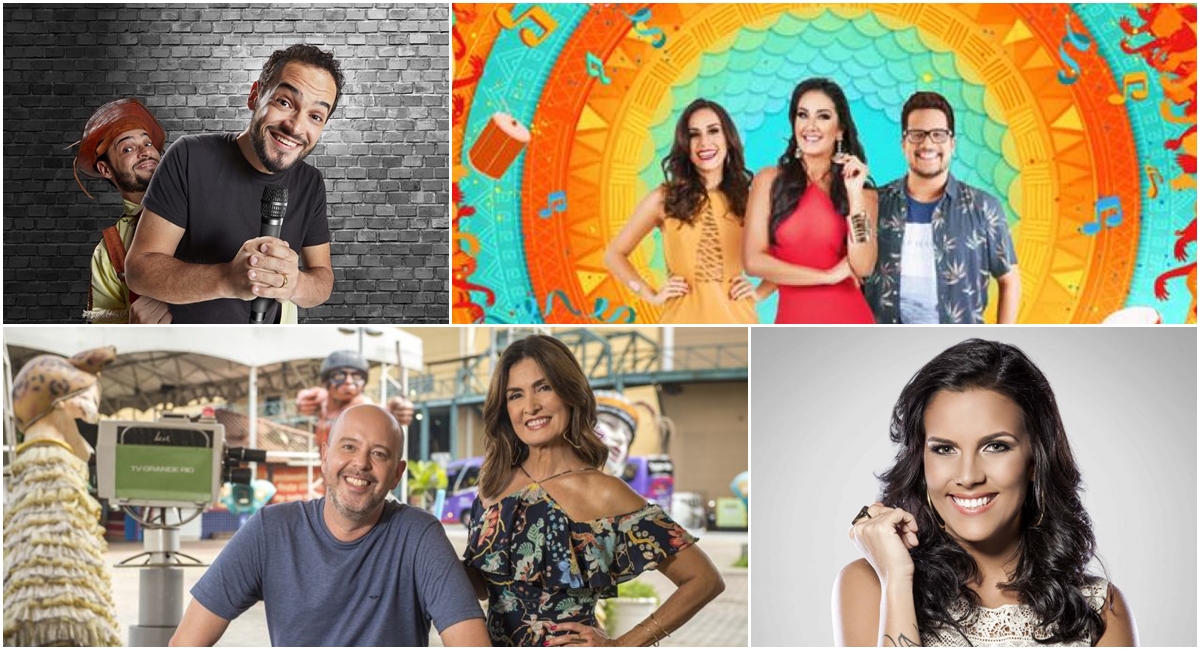 Atrações de carnaval da TV aberta