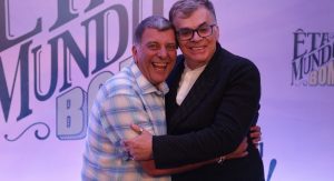 O diretor Jorge Fernando e o autor Walcyr Carrasco em Êta mundo bom