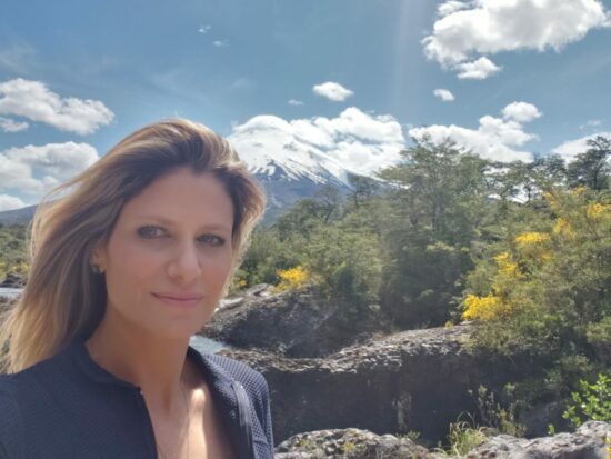 Didi Wagner durante temporada de Lugar incomum no Chile