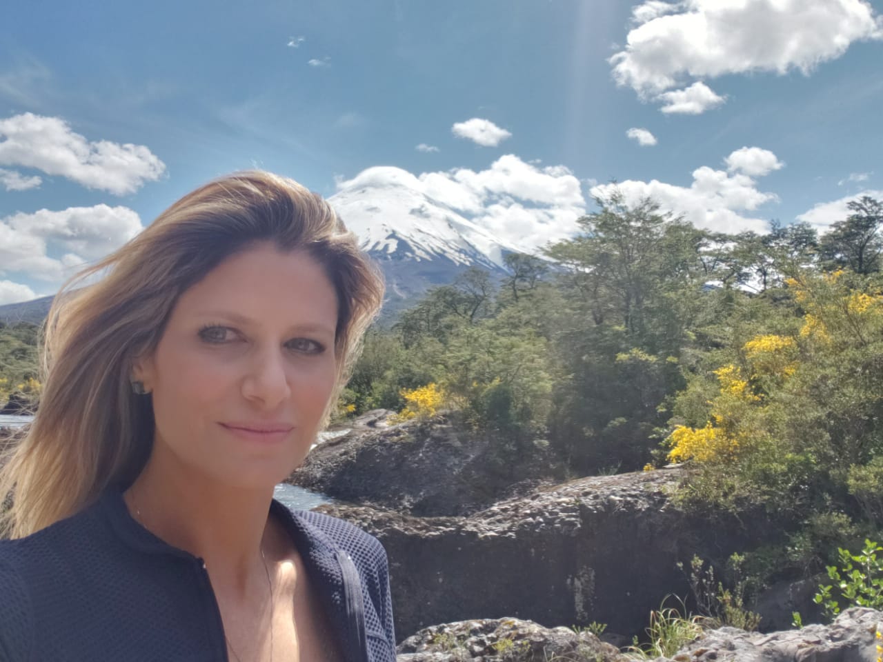 Didi Wagner durante temporada de Lugar incomum no Chile