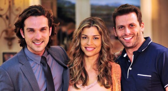 Alberto, Ester e Cassiano formam o principal triângulo amoroso de Flor do Caribe
