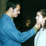 Danton Mello e Karina Barum como Adriano e Shirley na novela Torre de Babel
