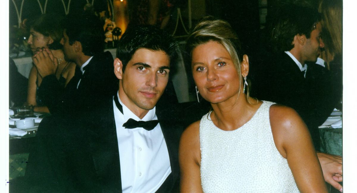 Reynaldo Gianecchini e Vera Fischer como Edu e Helena na novela Laços de família