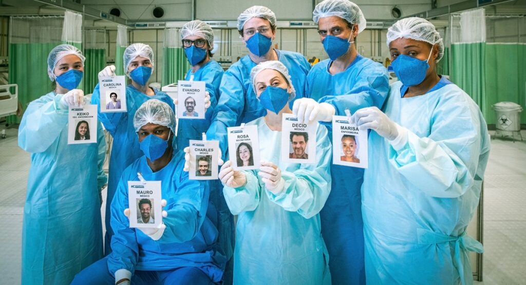 Elenco de Sob pressão