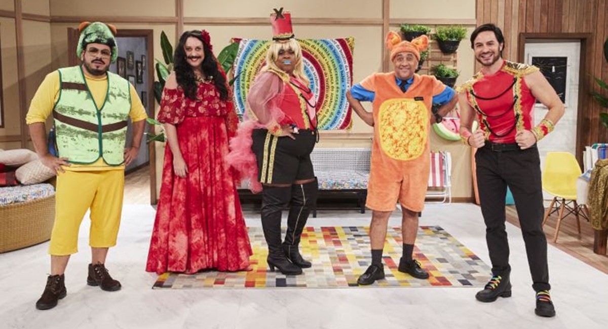Parte do elenco de Vai que cola - Vida de novela