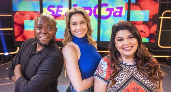 Érico Brás, Fernanda Gentil e Fabiana Karla à frente do Se joga