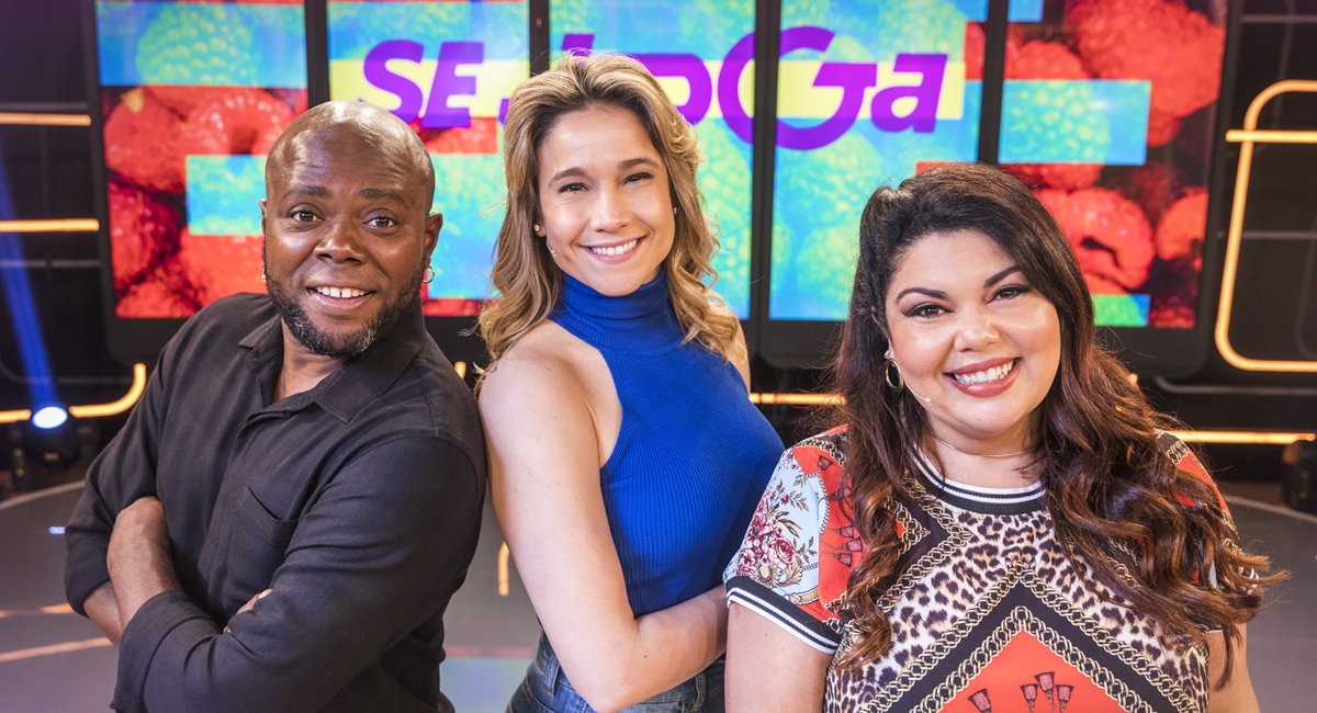 Érico Brás, Fernanda Gentil e Fabiana Karla à frente do Se joga