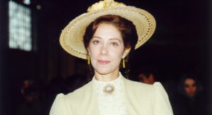 Ângela Vieira como Janete na novela Terra nostra
