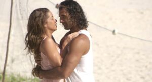 Danielle Winits e Marcos Pasquim em cena da novela Kubanacan