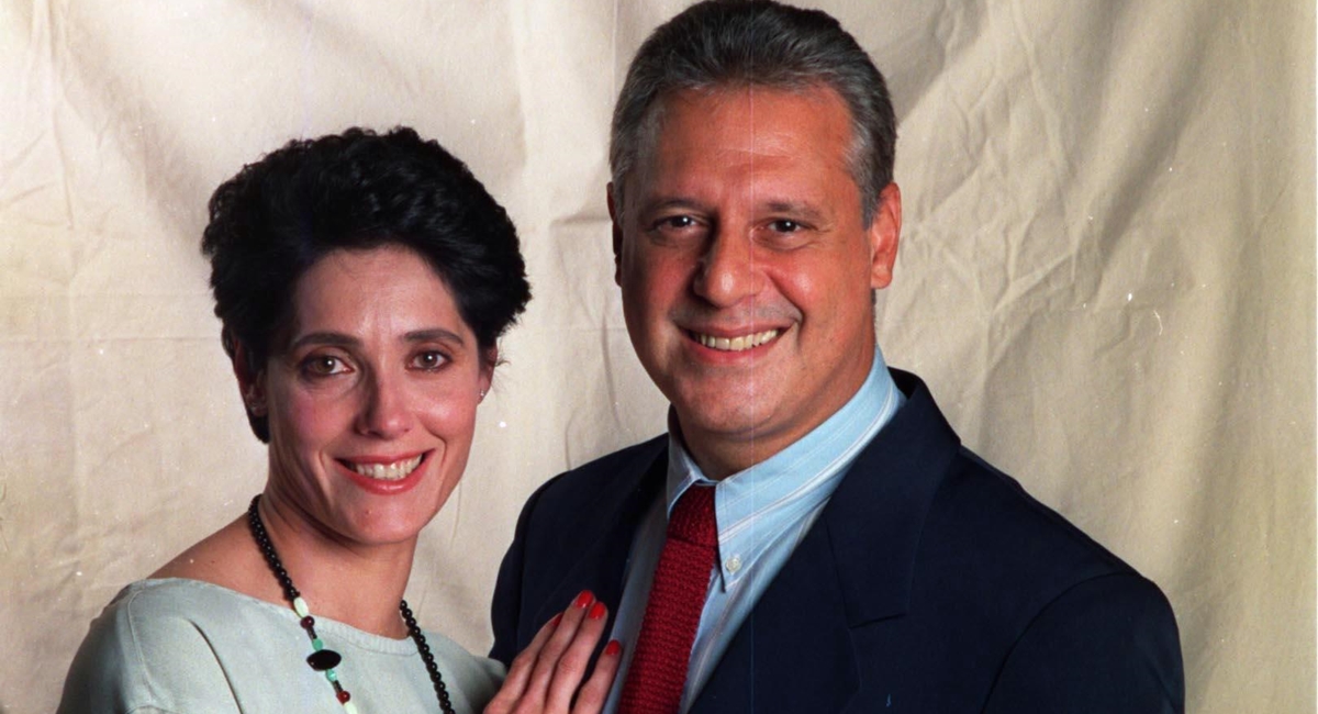 Christiane Torloni como Diná e Antonio Fagundes como Otávio em A viagem