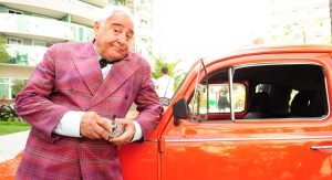 Luis Gustavo como Mario Fofoca na novela Ti ti ti