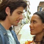 Reynaldo Gianecchini e Taís Araujo como Paco e Preta na novela Da cor do pecado