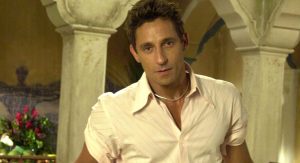 Tuca Andrada como Kaíke na novela Da cor do pecado