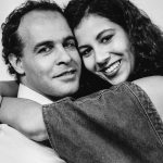 Osmar Prado e Carla Daniel como Tabaco e Marlene na novela Roda de fogo