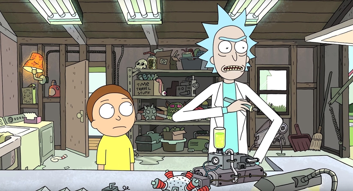 Cena da animação RickMorty