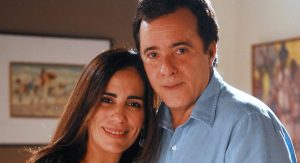 Gloria Pires e Tony Ramos como Lúcia e Antenor na novela Paraíso tropical