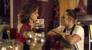 Marieta Severo e Rainer Cadete como Fanny e Visky em Verdades secretas