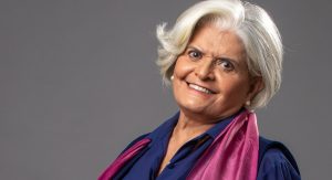 Jussara Freire como Tuninha na novela Quanto mais vida, melhor