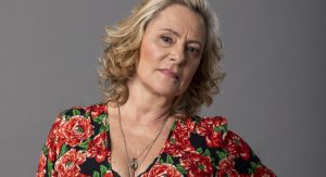 Elizabeth Savala como Nedda em Quanto mais vida, melhor