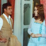 Ângelo Antônio como Edmundo e, Leandra Leal como Bianca na novela O cravo e a rosa
