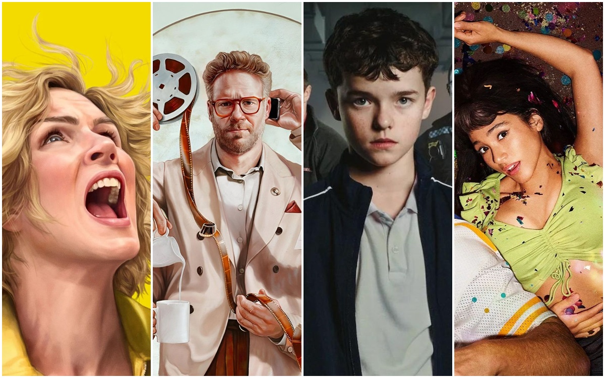 As melhores séries de 2025 - Créditos: Apple TV+/Divulgação | Apple TV+/Divulgação | Netflix/Divulgação | Prime Video/Divulgação