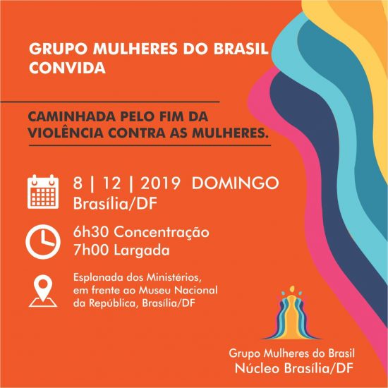caminhada contra a violência