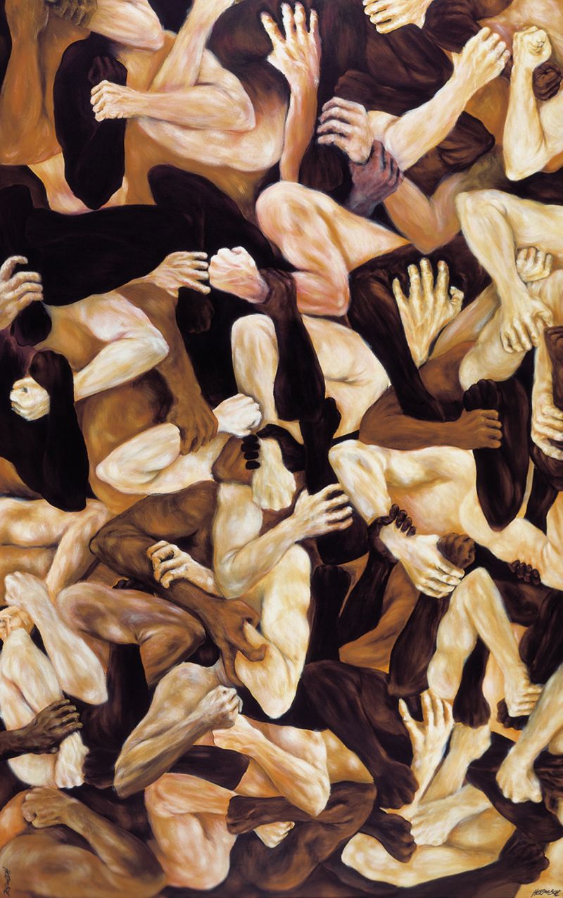 Credito: Wagner Hermusche/Divulgacao. Exposição Coreografia da Violência, do artista plástico Wagner Hermusche.