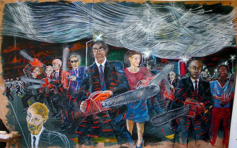 Credito: Wagner Hermusche/Divulgacao. Exposição Coreografia da Violência, do artista plástico Wagner Hermusche.