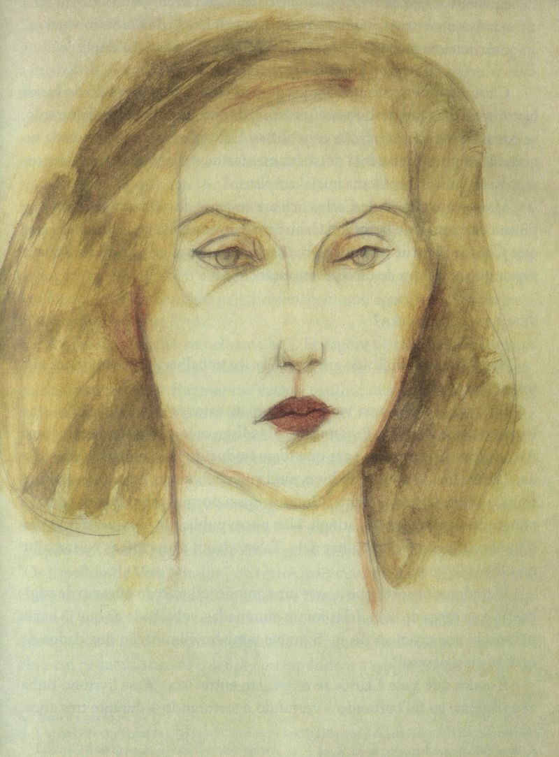 Crédito: EDUSP/Reprodução. Retrato de Clarice Lispector em Cabo Frio em 1972 feito por Carlos Scliar, imagem do livro Clarice: Uma vida que se conta; de Nádia Battella Gotlib.