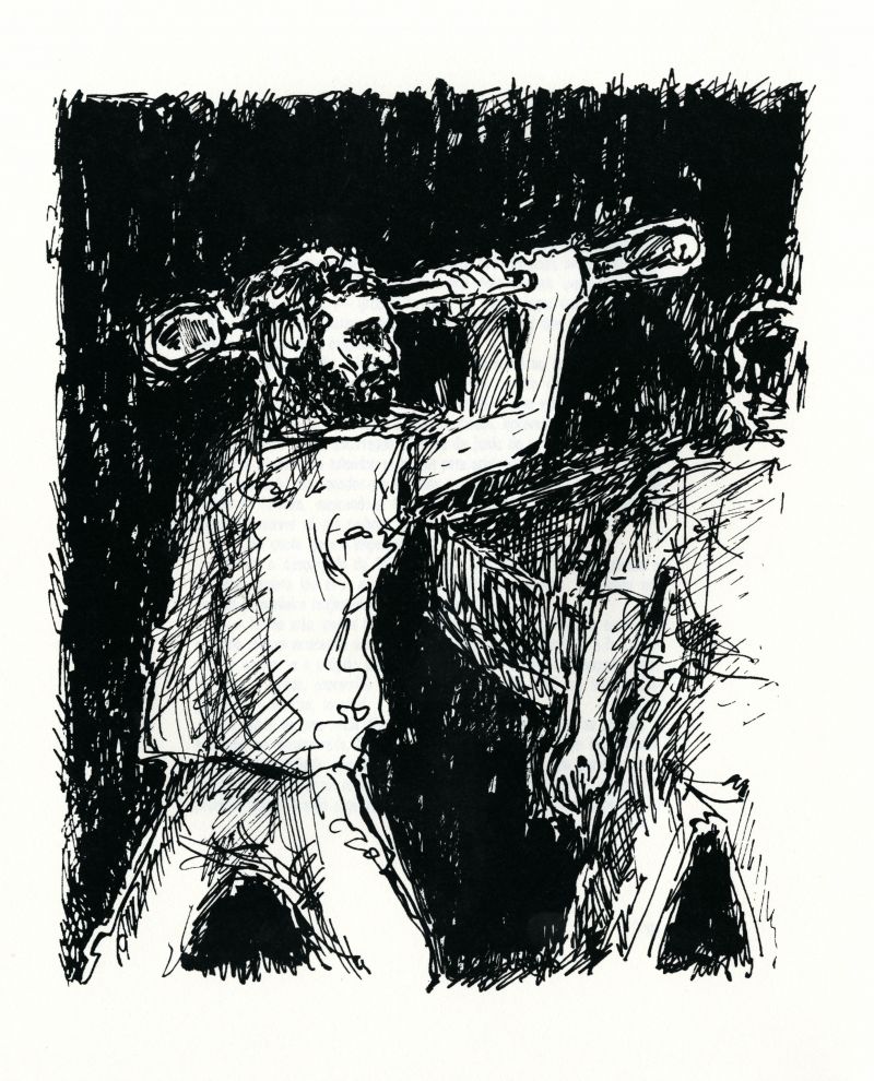 Crédito: Confraria dos Bibliógrafos do Brasil/Reprodução. Ilustração do artista plástico Elder Rocha Lima, para o livro Bernardo Élis Centenário Contos Selecionados, com contos do autor Bernardo Élis.