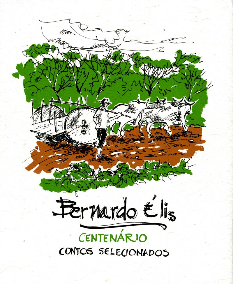 Crédito: Confraria dos Bibliógrafos do Brasil/Reprodução. Ilustração do artista plástico Elder Rocha Lima, para a Capa do livro Bernardo Élis Centenário Contos Selecionados, com contos do autor Bernardo Élis.