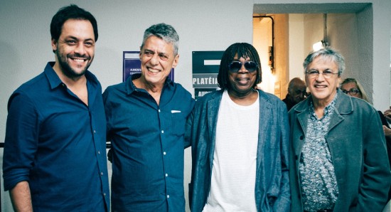 Antonio Zambujo, Chico Buarque, Milton Nascimento e Caetano Veloso. (Lux Shows/Divulgação. )